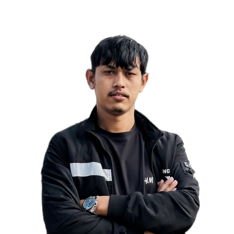 Amin Nepali wearing sunglasses and a white shirt